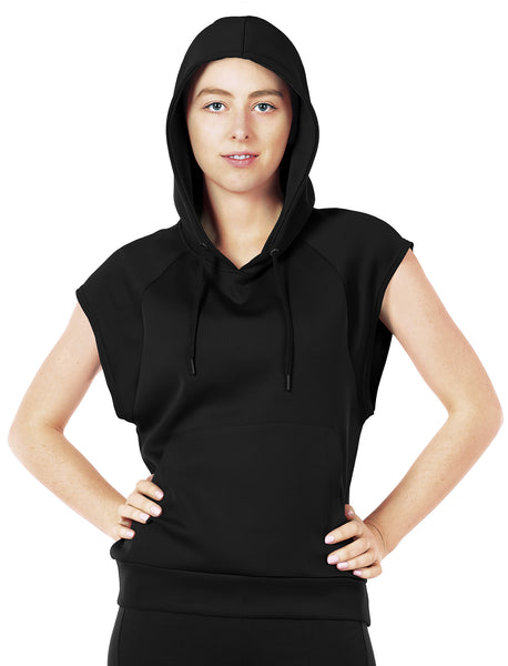 icyzone Workout Hoodie for Women - Athletic Running Pullover Cap Sleev –  icyzonesports
