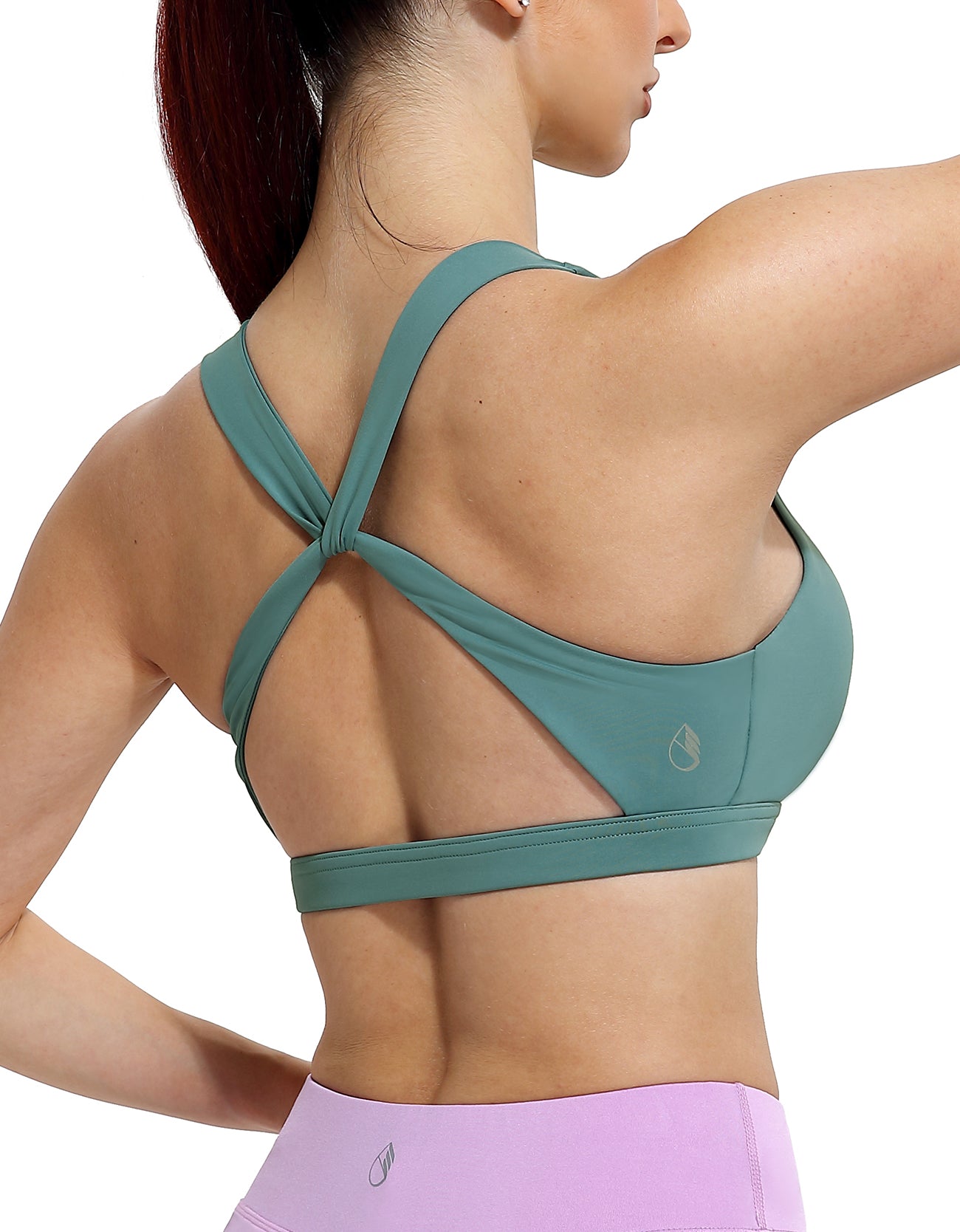 Large Back Style Gathering Running Sports Bra Without Steel Ring Moisture  Absorbing Fitness Yoga X0822 From Vip_official_001, $9.82