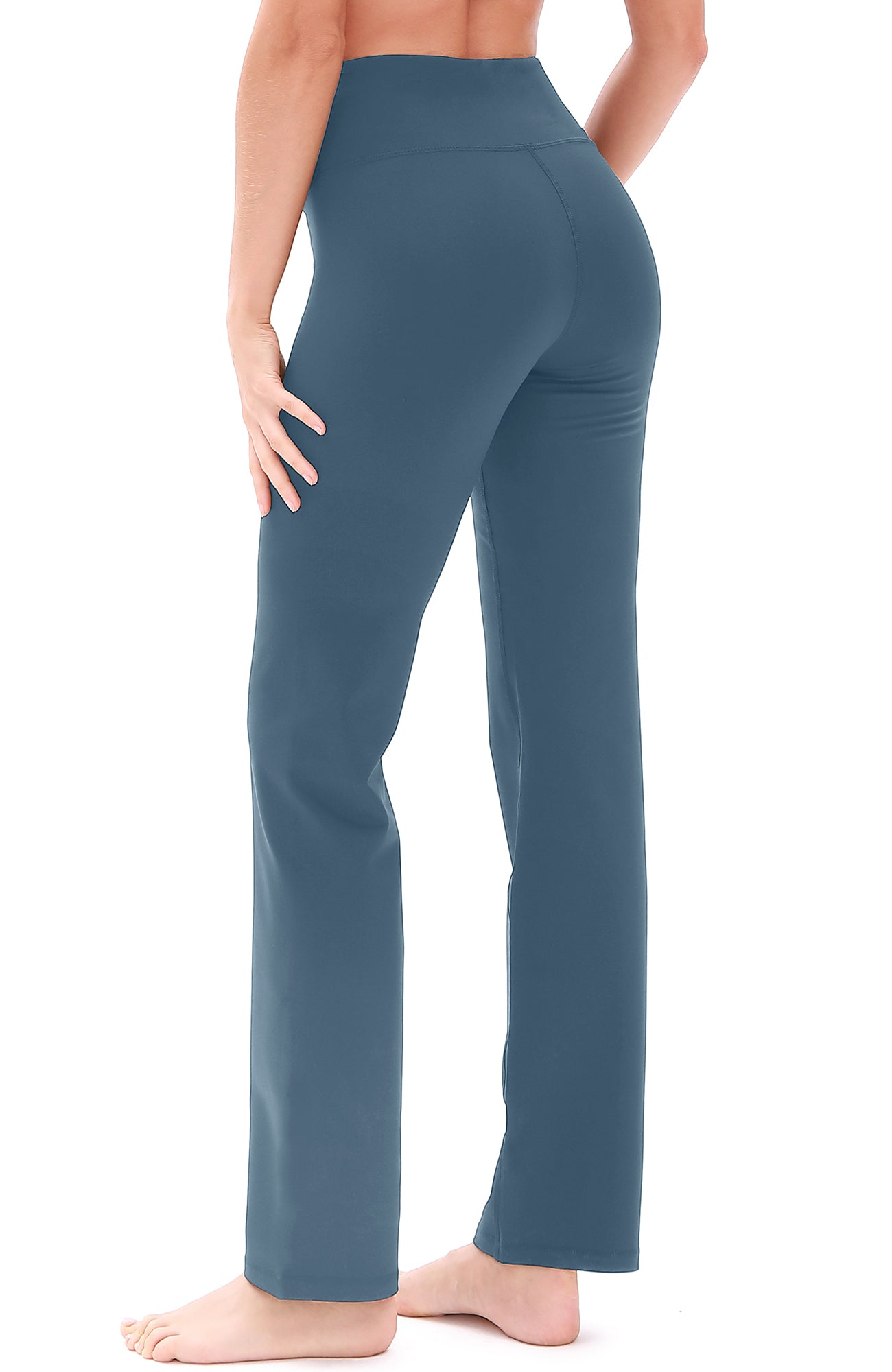 P43 icyzone Bootcut Yoga Pants for Women - Tummy Control Workout