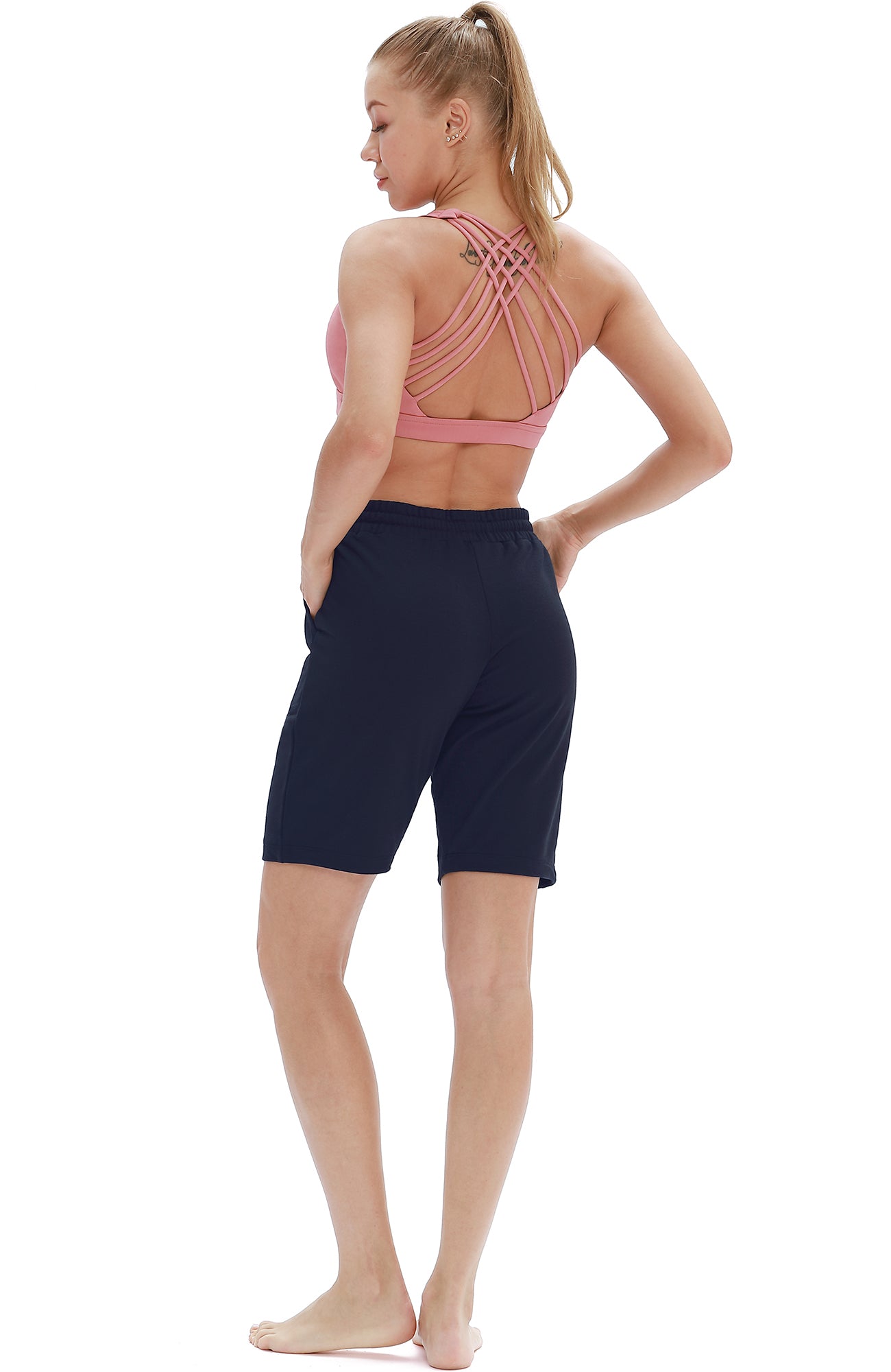 Women's 5 Activewear Lounge Bermuda Shorts Gym Jogger Yoga Shorts wit –  Spowind Sports