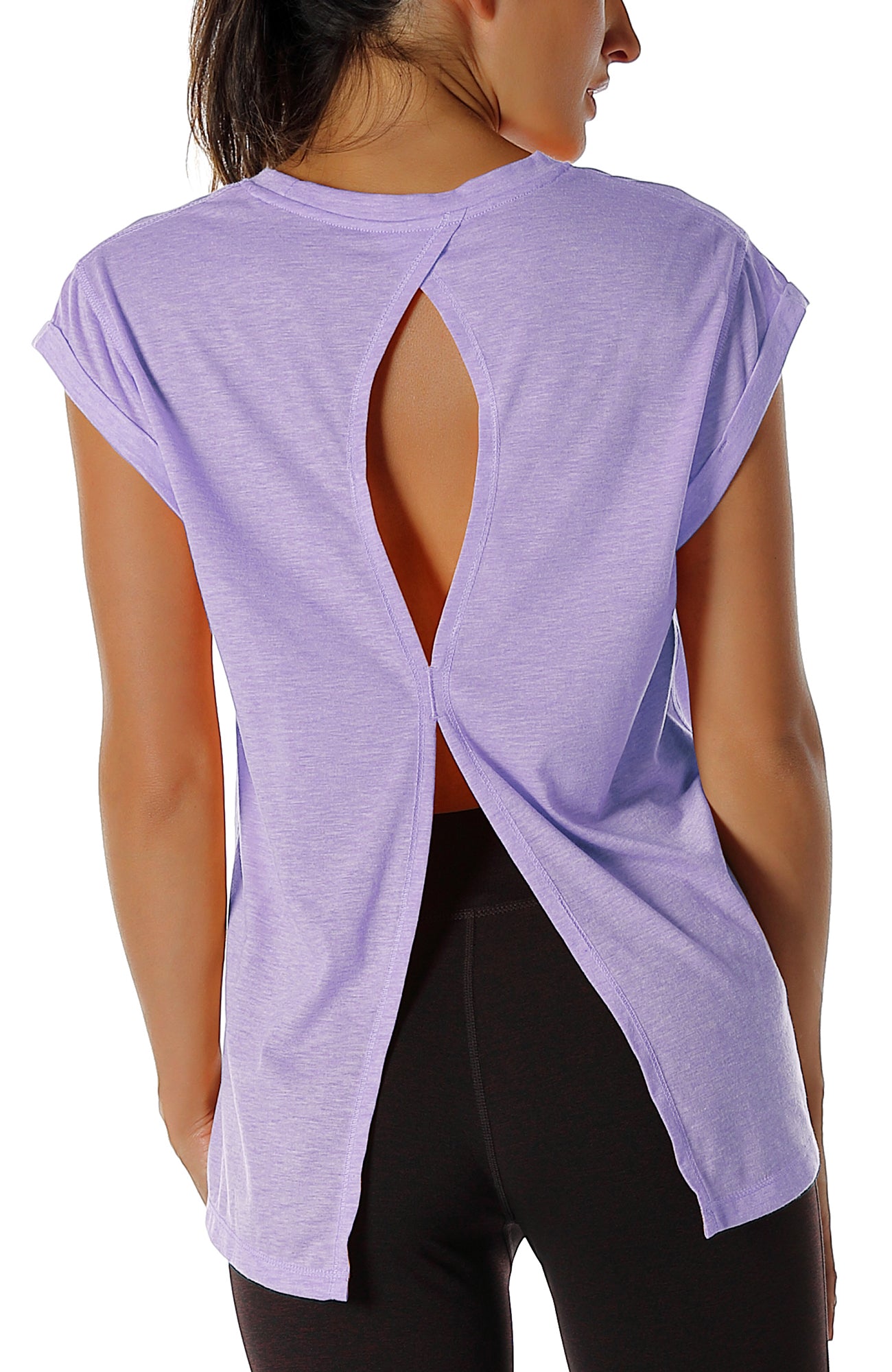 Women's Workout Shirts & Tops in Purple