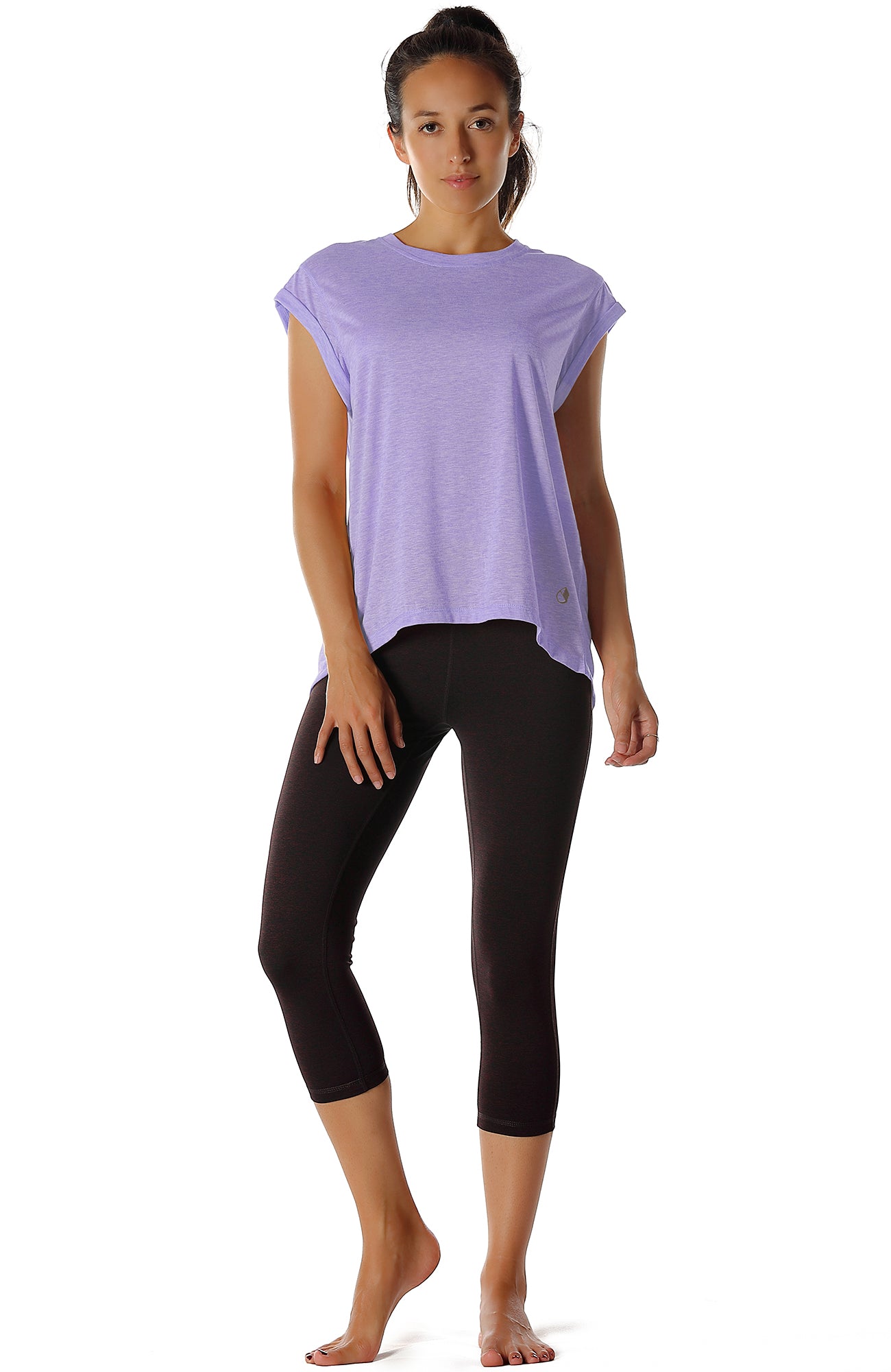icyzone Long Sleeve Workout Shirts for Women - Open Back Athletic Tops,  Running Yoga Shirts with Thumb Holes