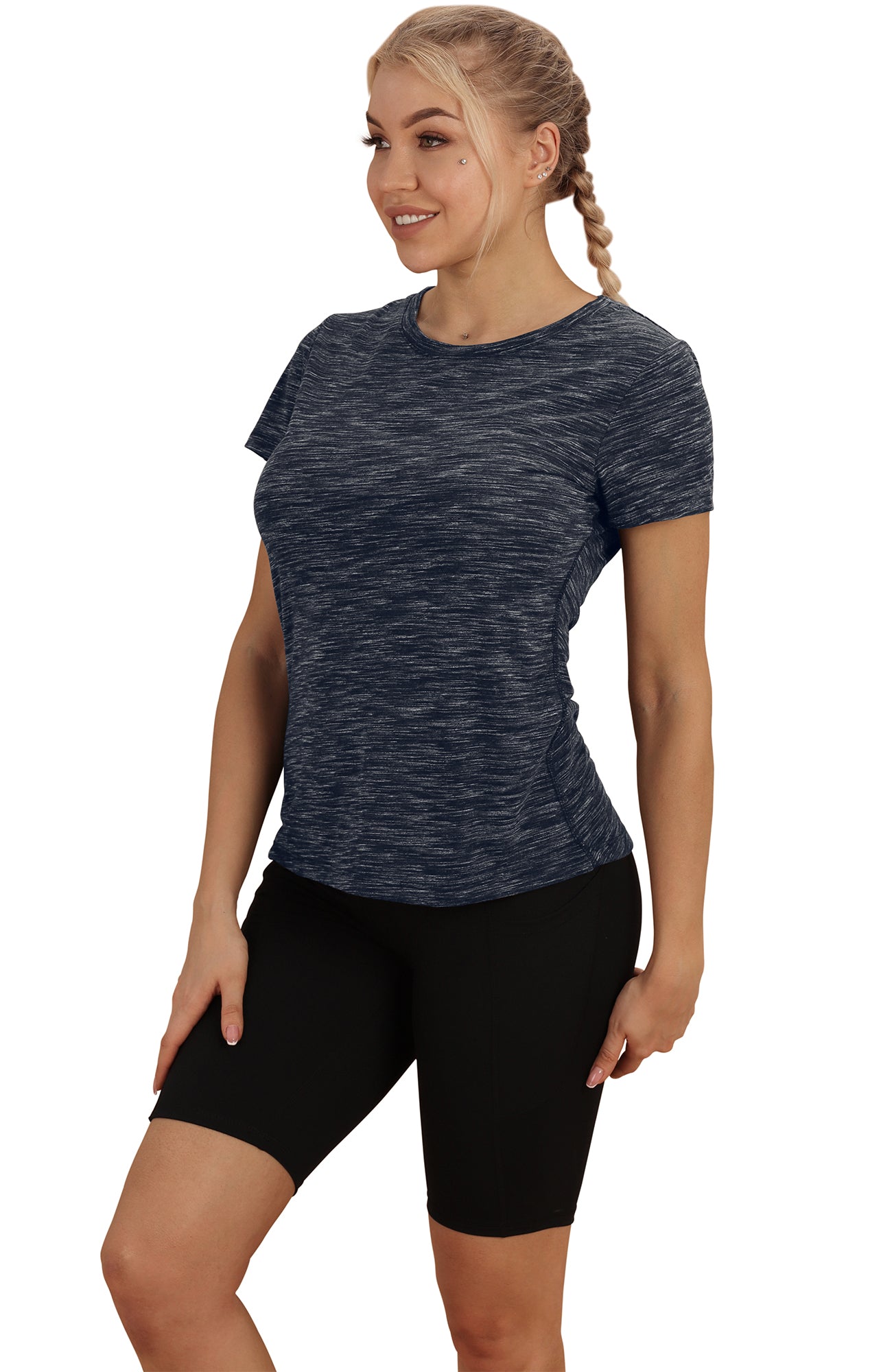 Women's Compression Athletic Running Yoga Shirt Dry Fit Tank Top - 3 Packb  - CS18CIK0L9Z Size M(US2)