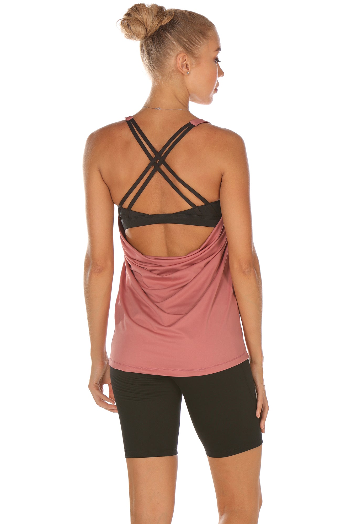 Miusey Tank Tops with Built in Bras, Summer Padded Workout Tanks