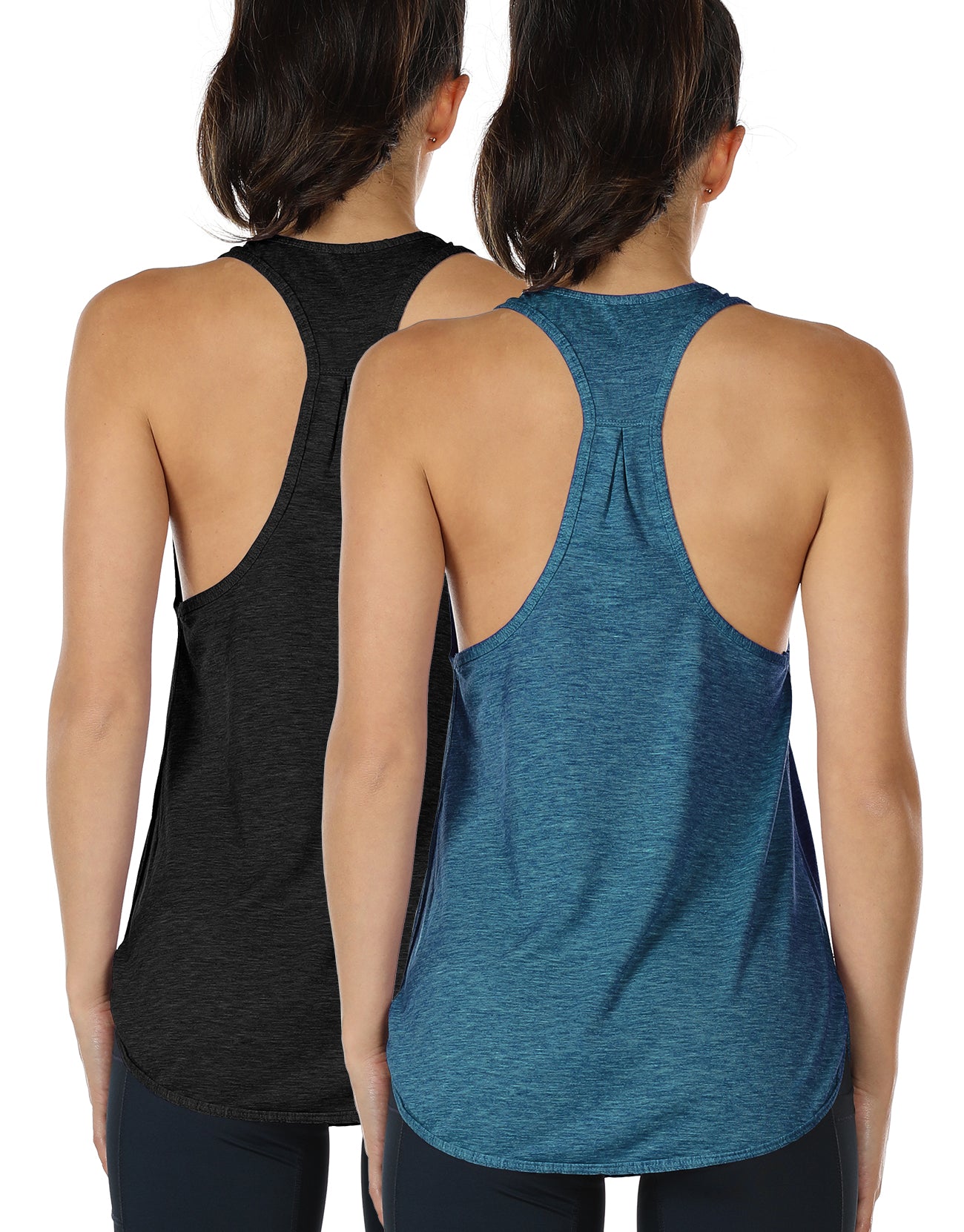 icyzone Workout Tank Tops for Women - Athletic Yoga Tops, Racerback Running Tank  Top (XS, Army) : : Clothing, Shoes & Accessories