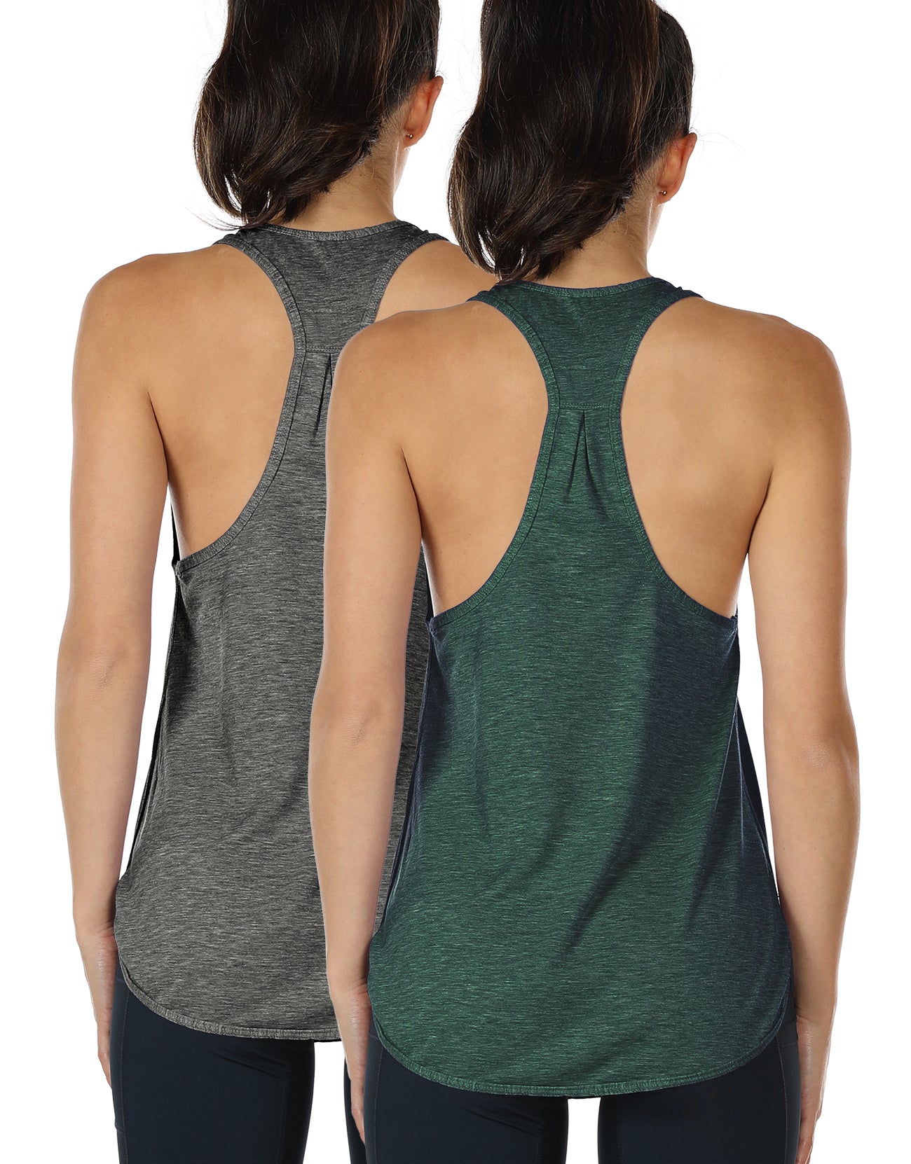 icyzone Workout Tank Shirts Women - Athletic Exercise Yoga Gym Tops, W –  icyzonesports
