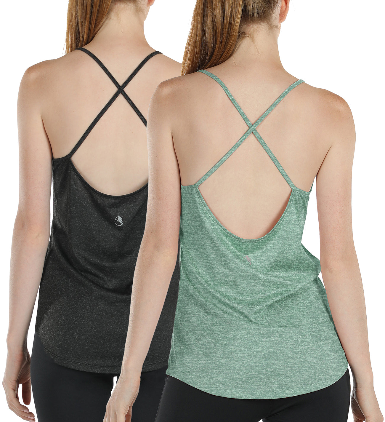 Women's Yoga Backless Strappy Fitness Top Quick drying Sweat