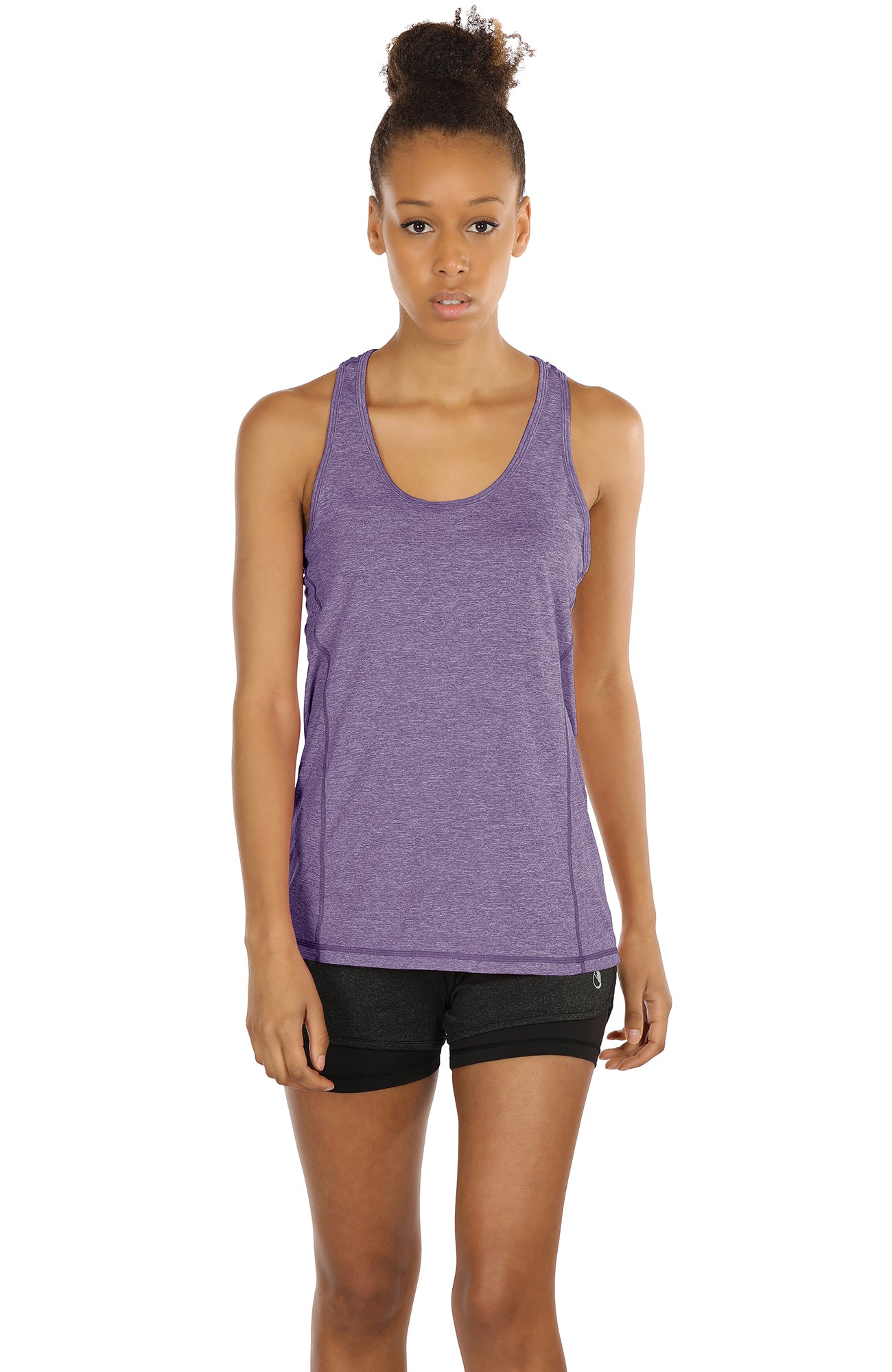 DEAR SPARKLE Open Side Women Workout Tank Tops  Yoga Gym Running Sport  Tees Racerback Top (P10), Purple, X-Small : : Clothing, Shoes &  Accessories