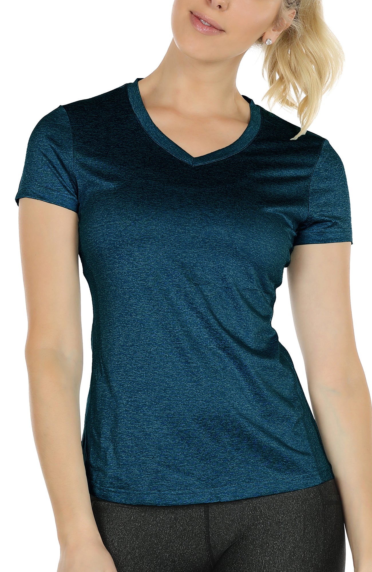 Deaviya Women's Sports T-Shirt Gym Tops, Short Sleeve Workout